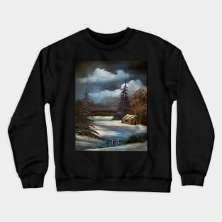 Snowbound Cabin Crewneck Sweatshirt